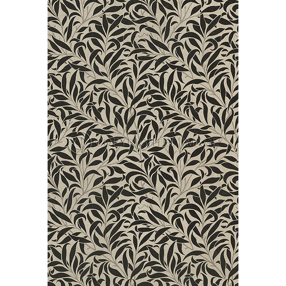 Willow Bough Hemp and Black 20x30