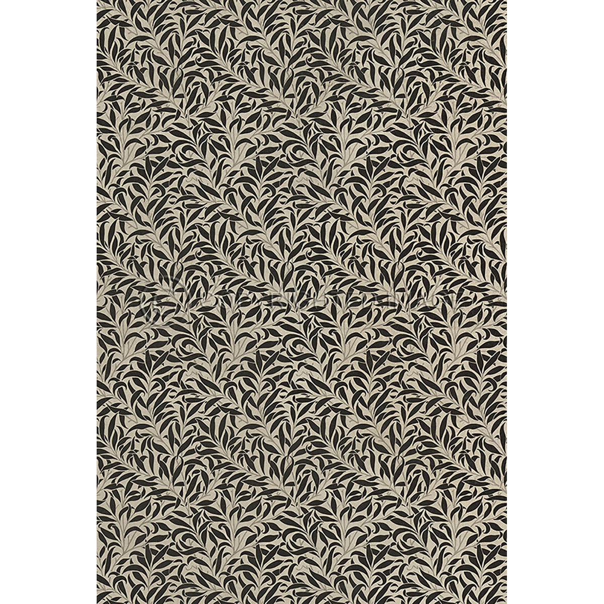 Willow Bough Hemp and Black 38x56