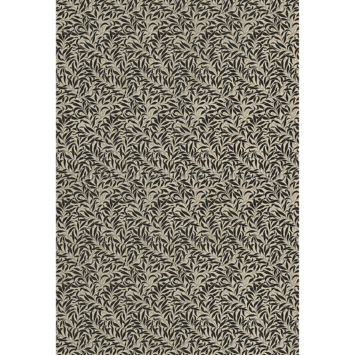 Willow Bough Hemp and Black 52x76