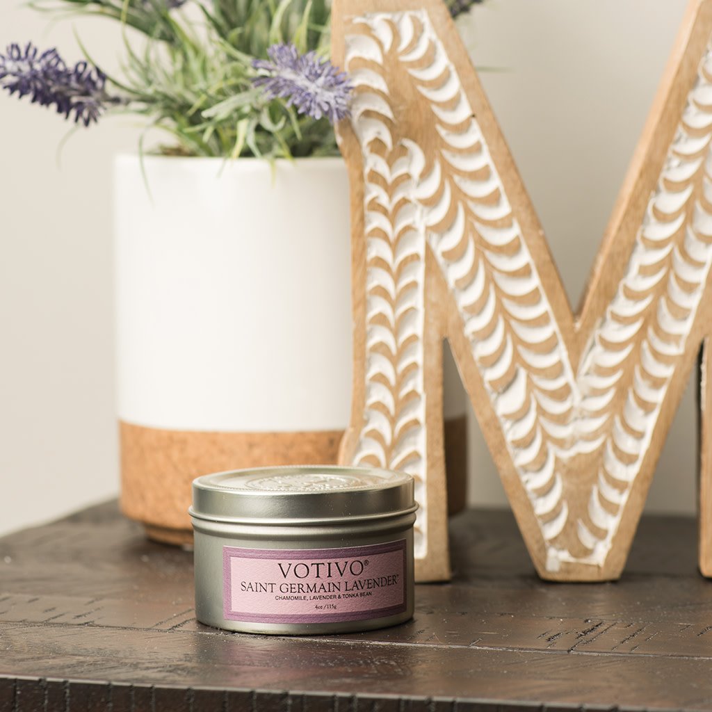 Aromatic Travel Tin Candle-St Germain Lavender