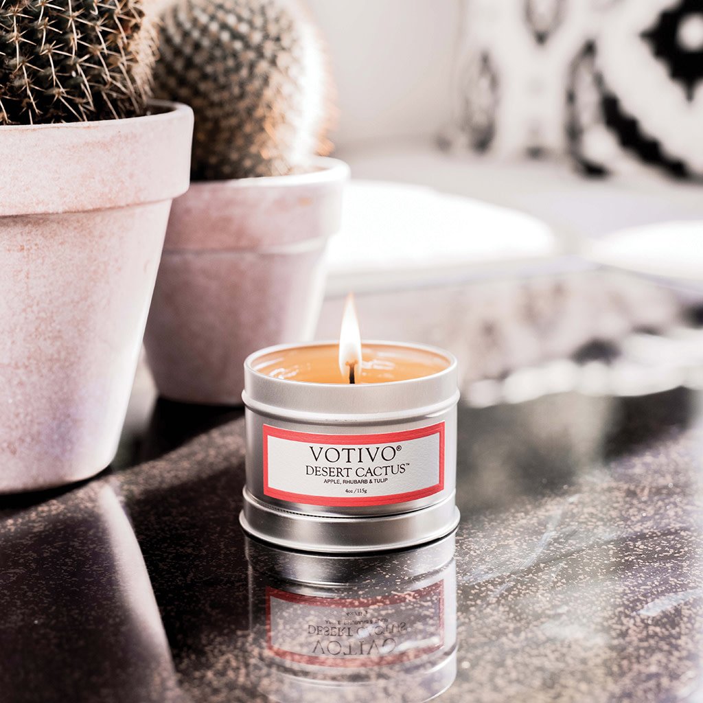 Aromatic Travel Tin Candle-Desert Cactus