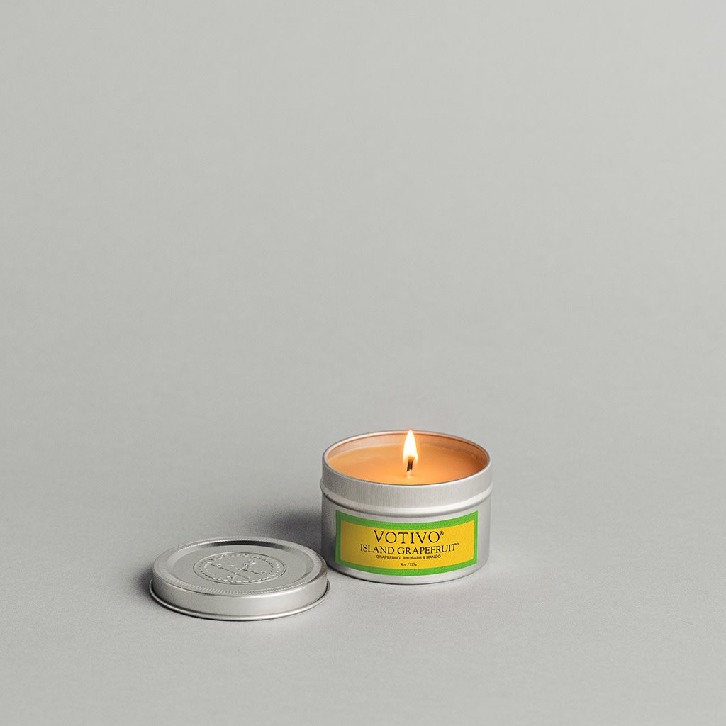 Aromatic Travel Tin Candle-Island Grapefruit