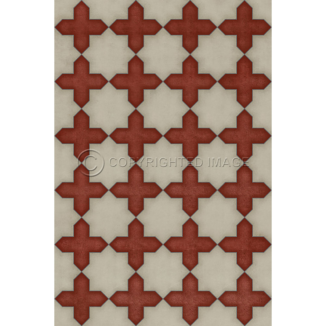 Pattern 23 Dressed in Scarlet 20x30