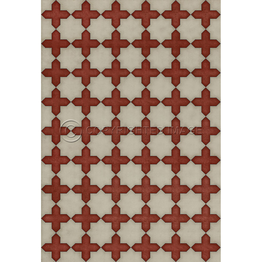 Pattern 23 Dressed in Scarlet 70x102