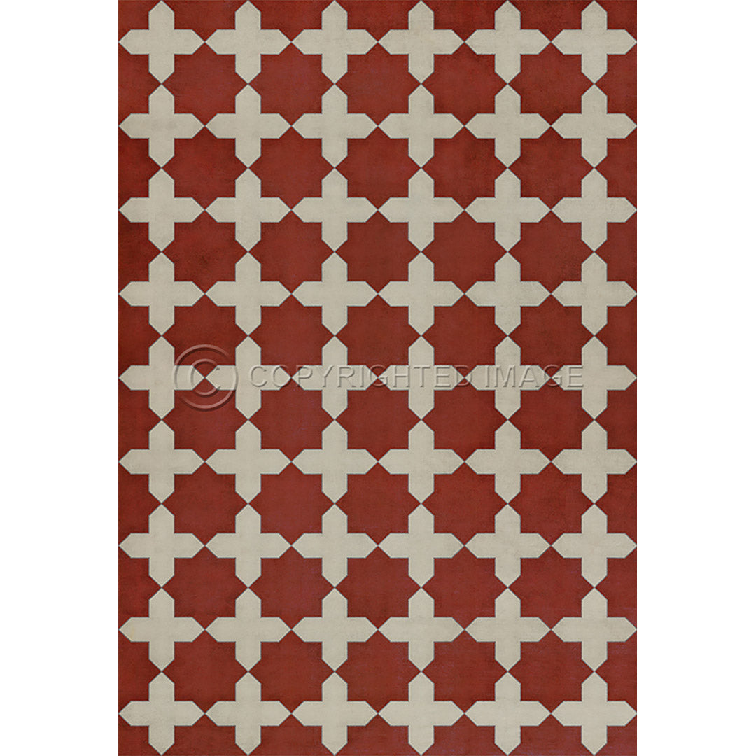 Pattern 23 Red Like Crimson 70x102