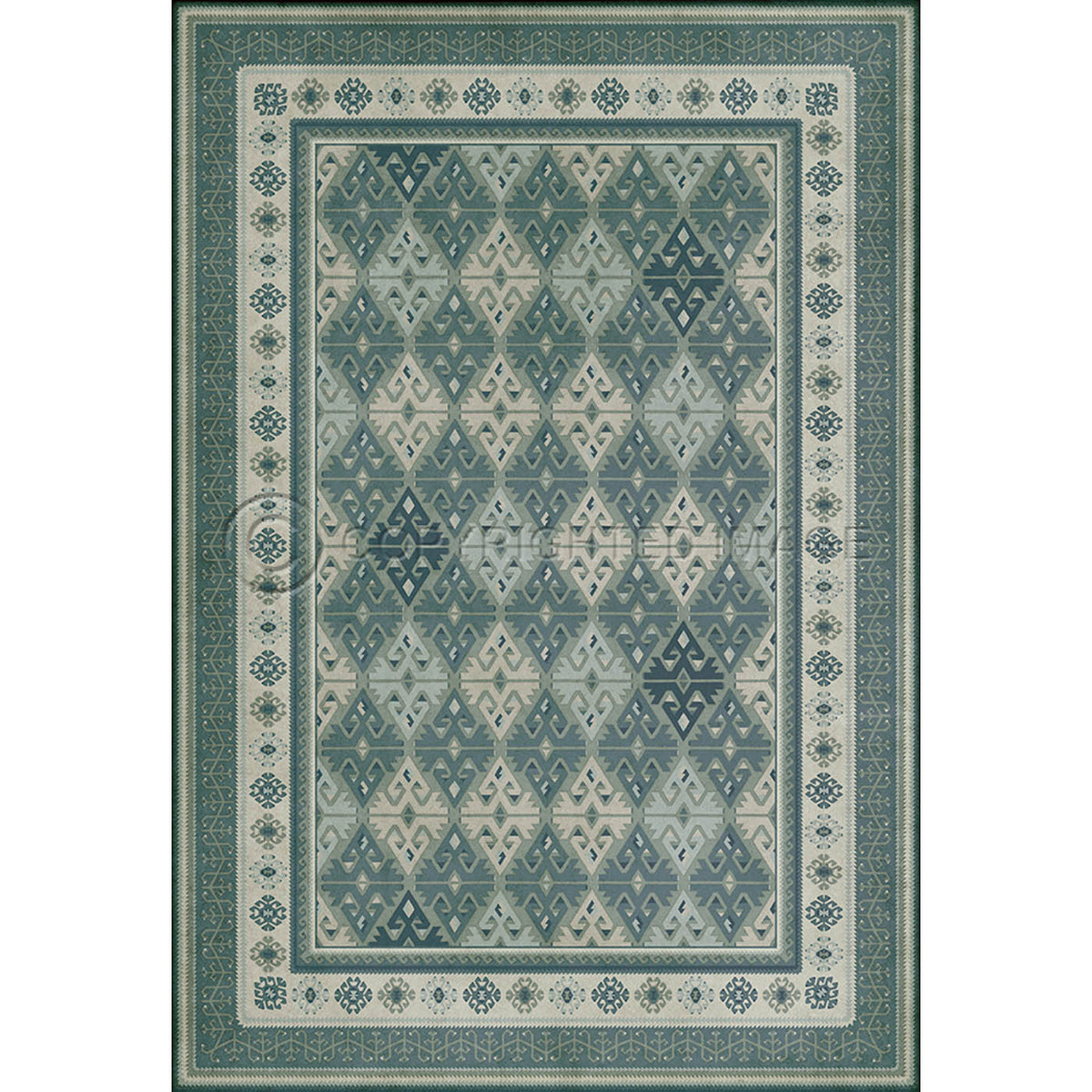 Burdock and Star Blue Slate 96x140