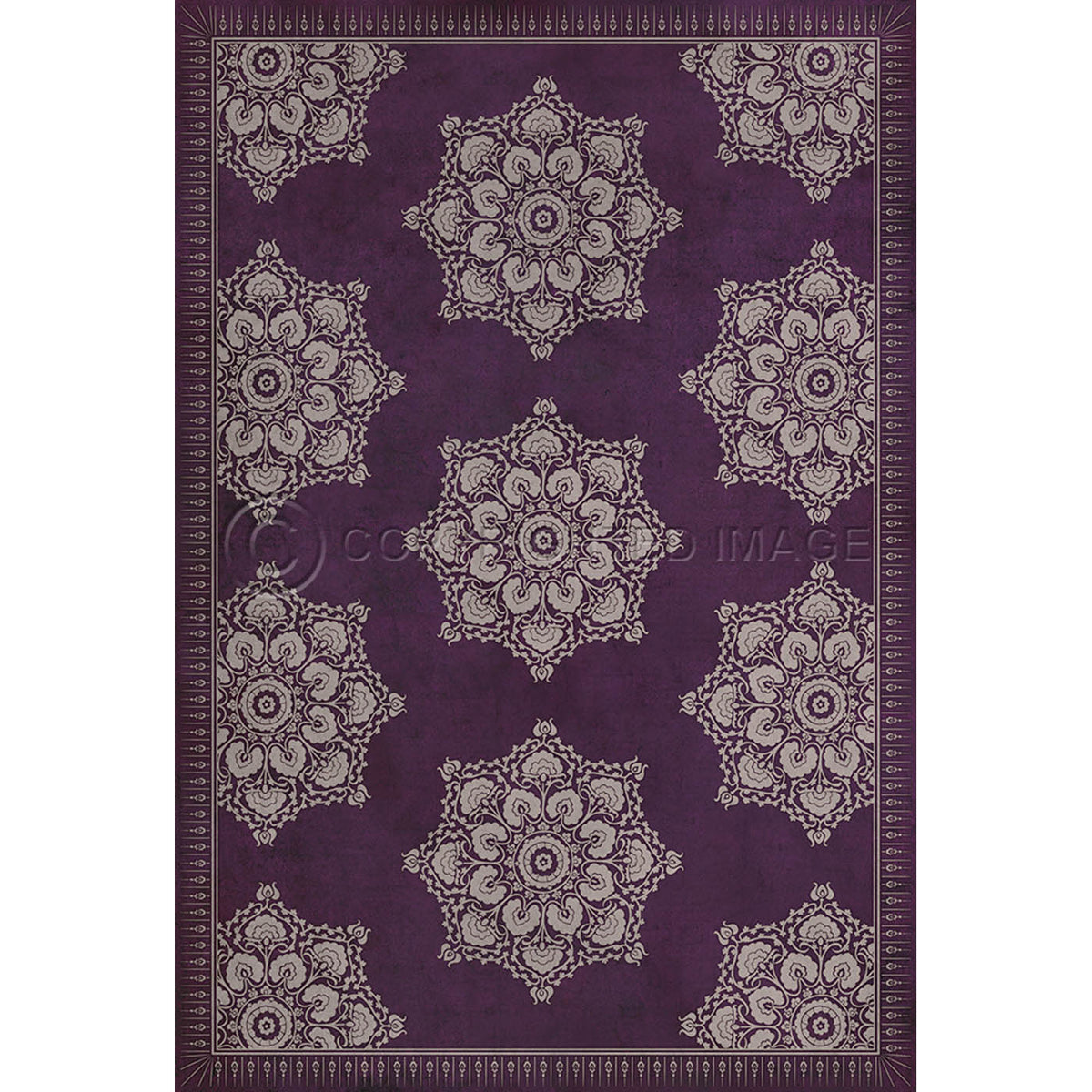 Indian Loop Aubergine 38x56