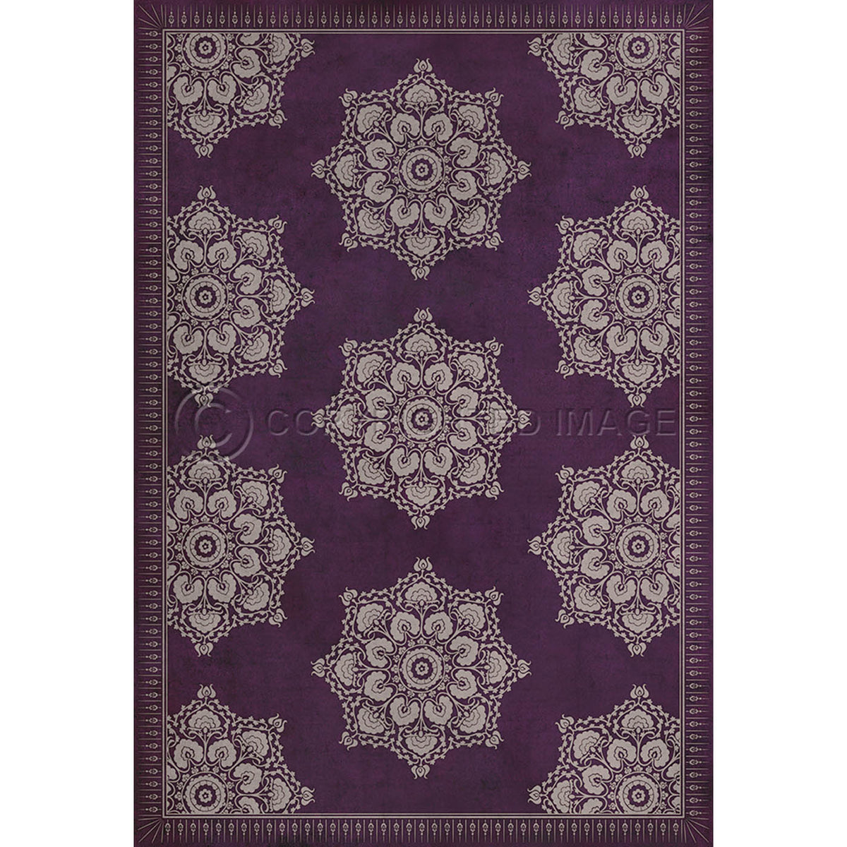 Indian Loop Aubergine 52x76