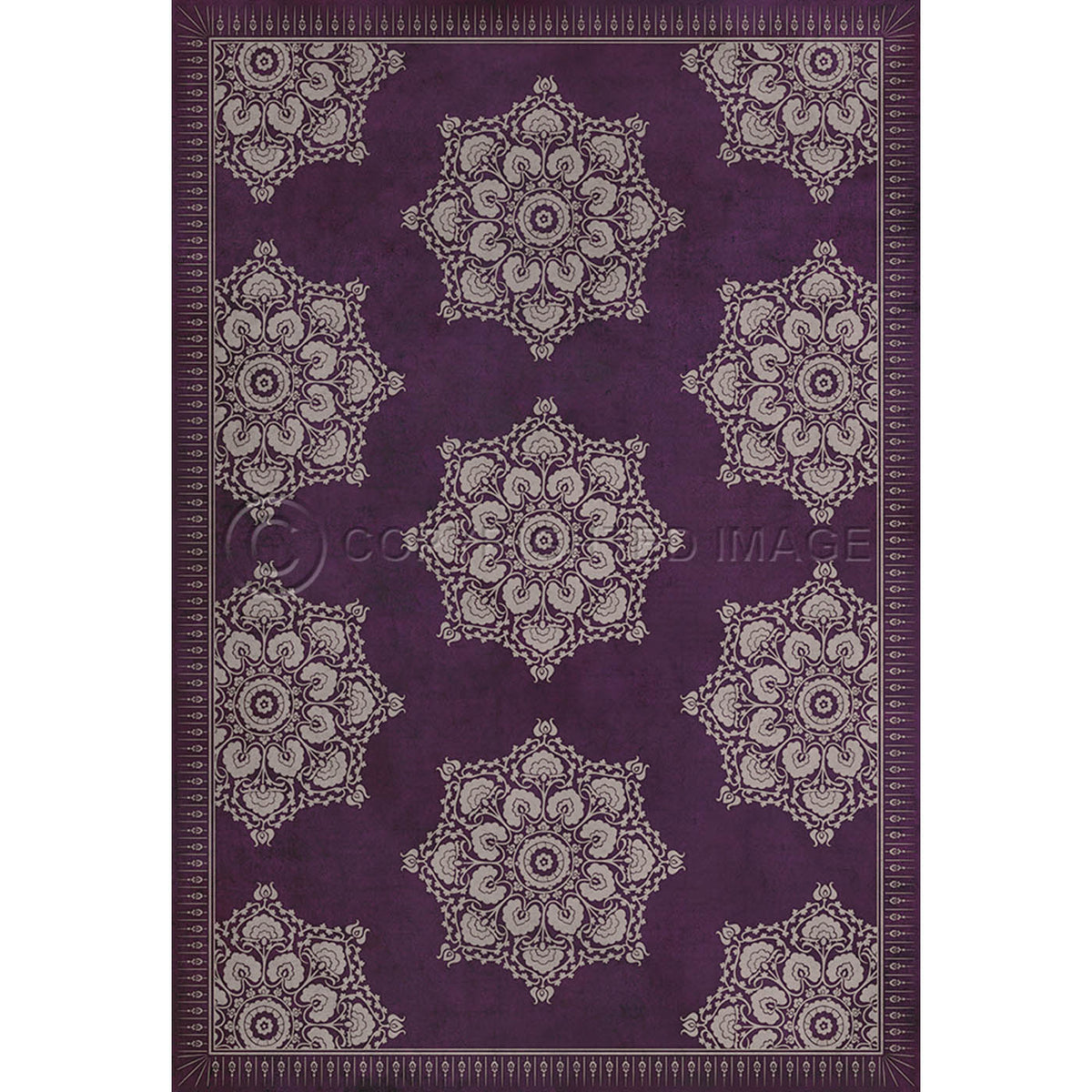 Indian Loop Aubergine 70x102