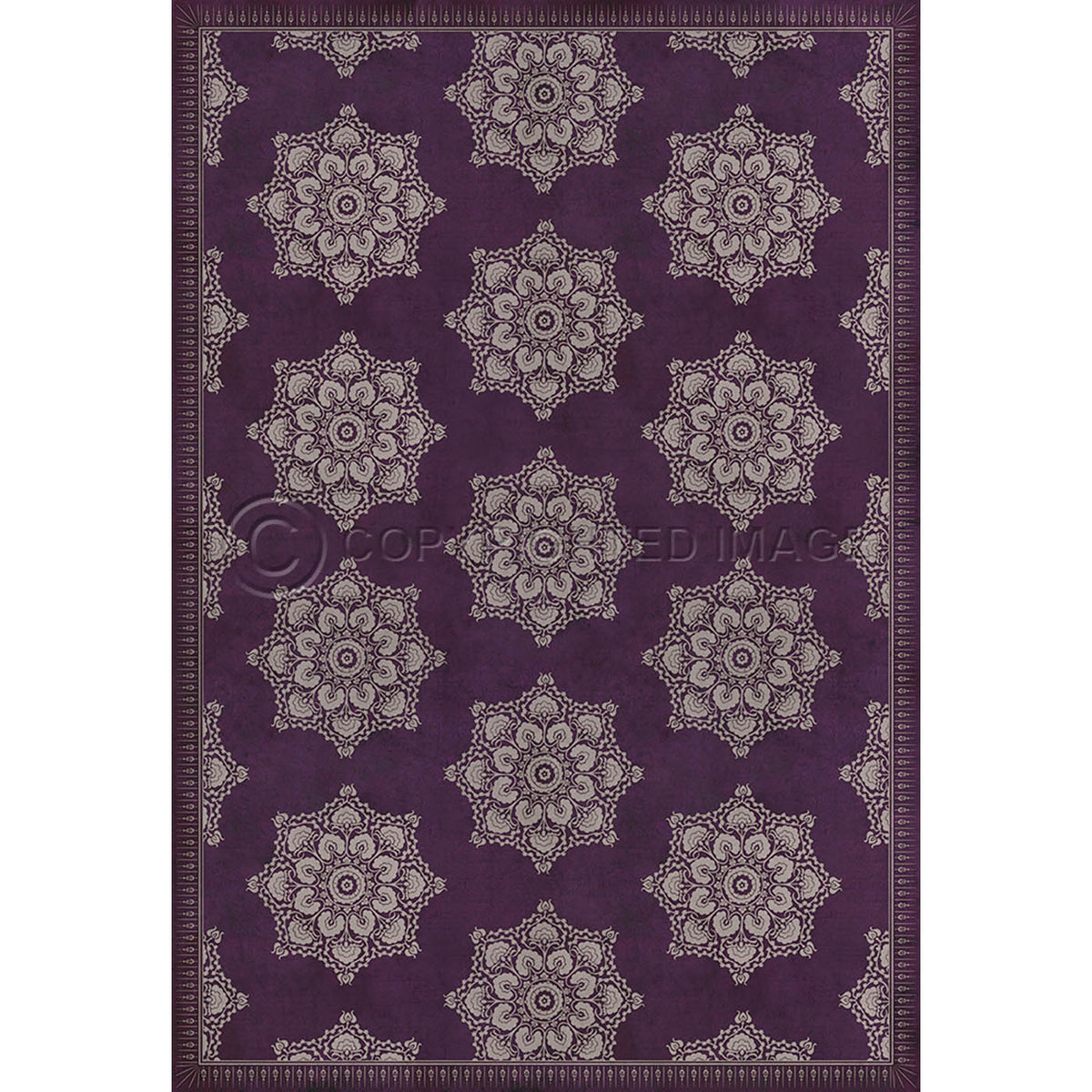 Indian Loop Aubergine 96x140