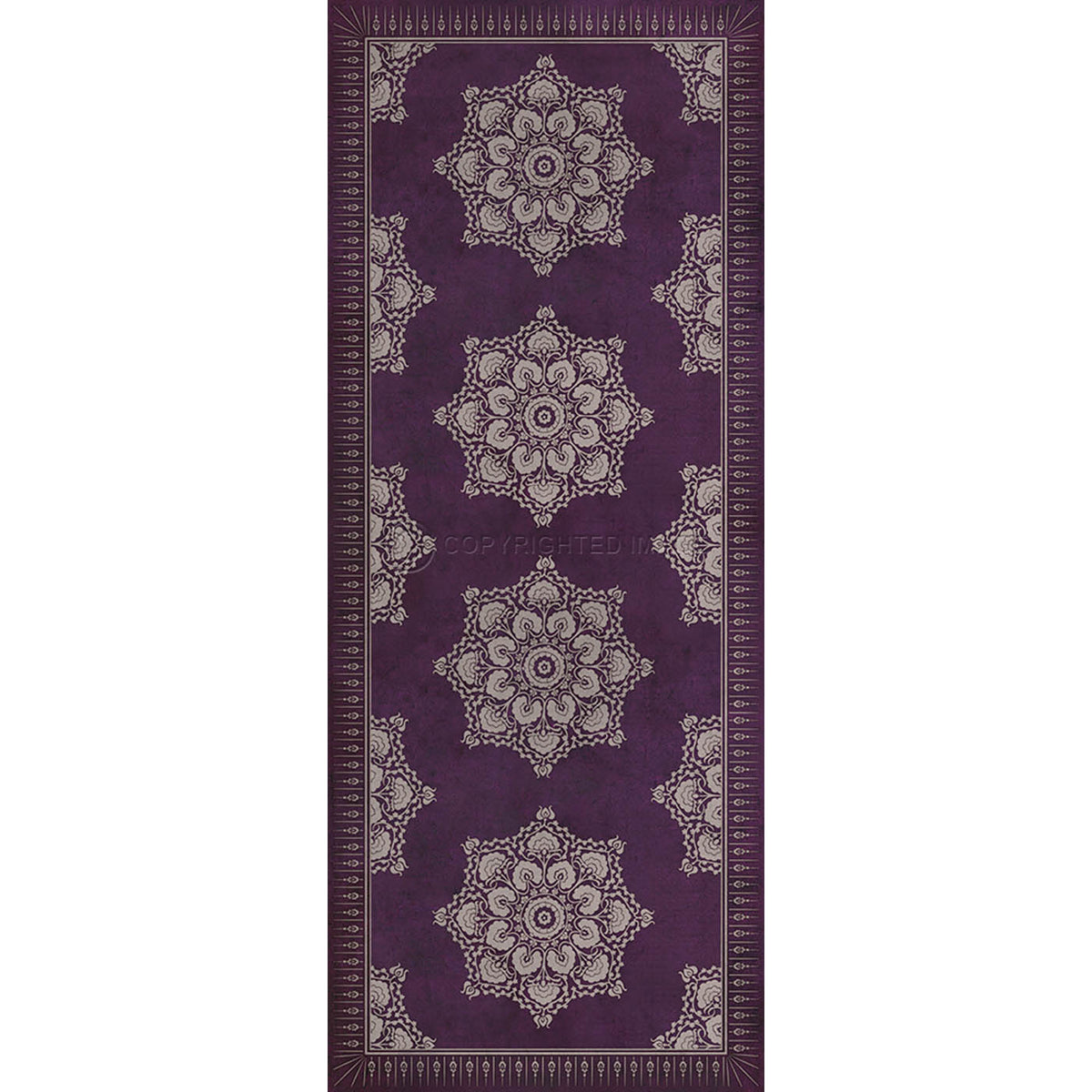 Indian Loop Aubergine 36x90