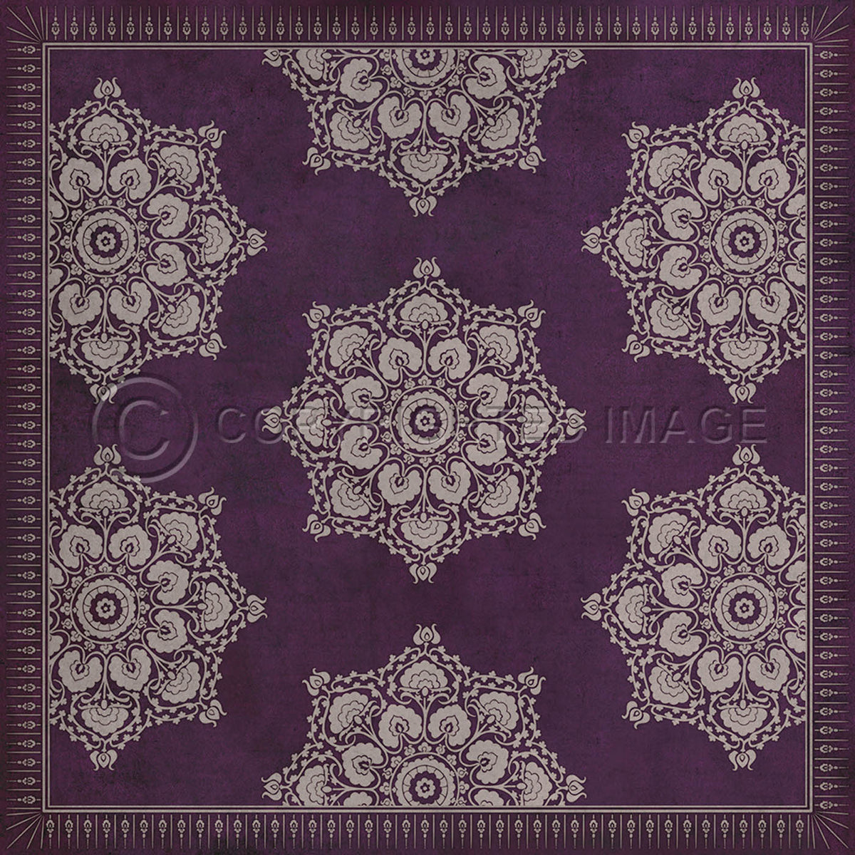 Indian Loop Aubergine 60x60