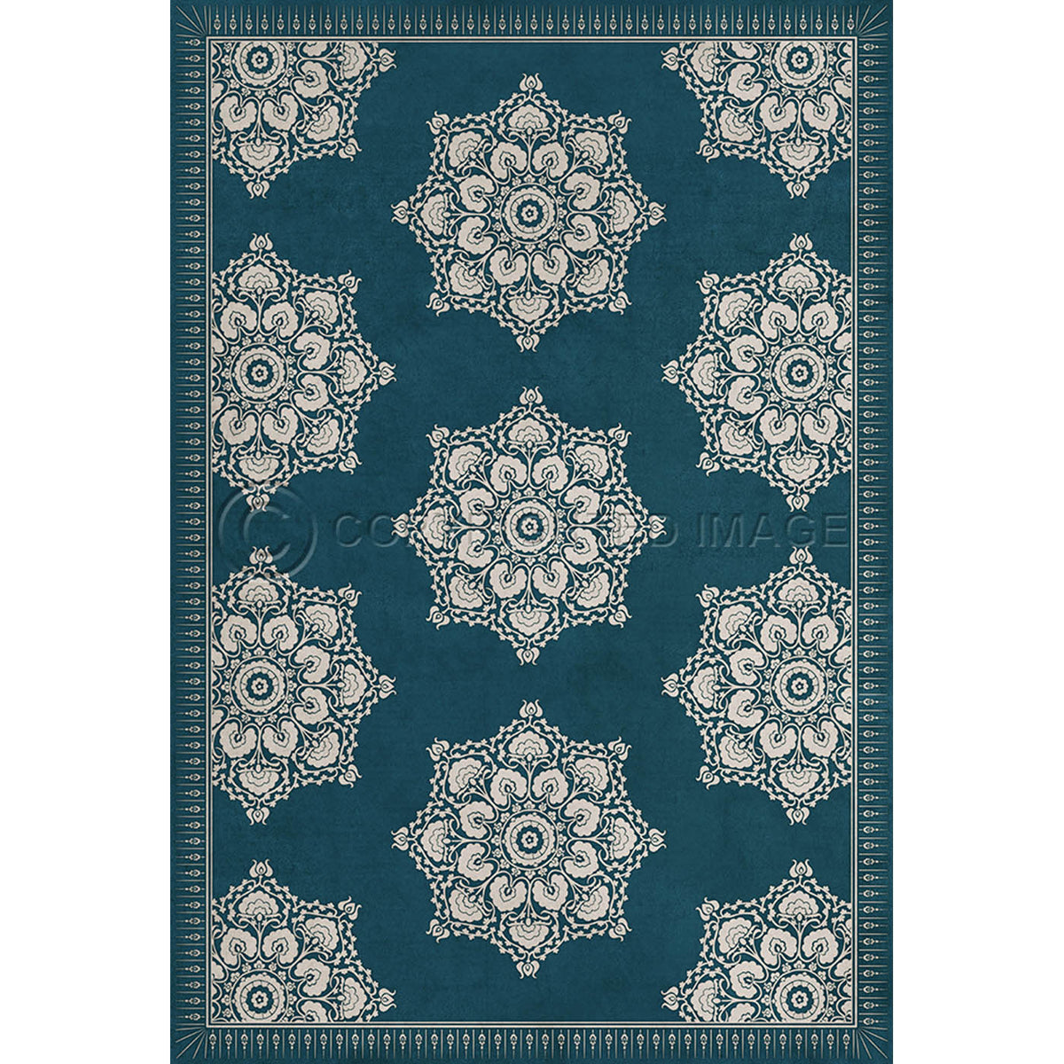 Indian Loop Indigo 38x56