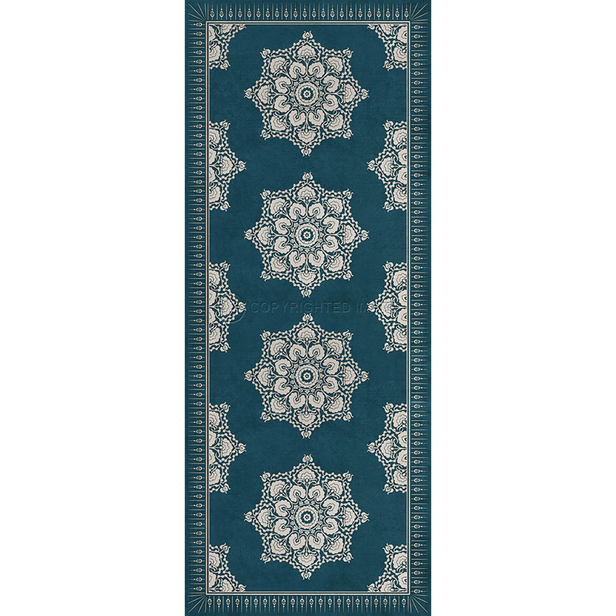 Indian Loop Indigo 36x90