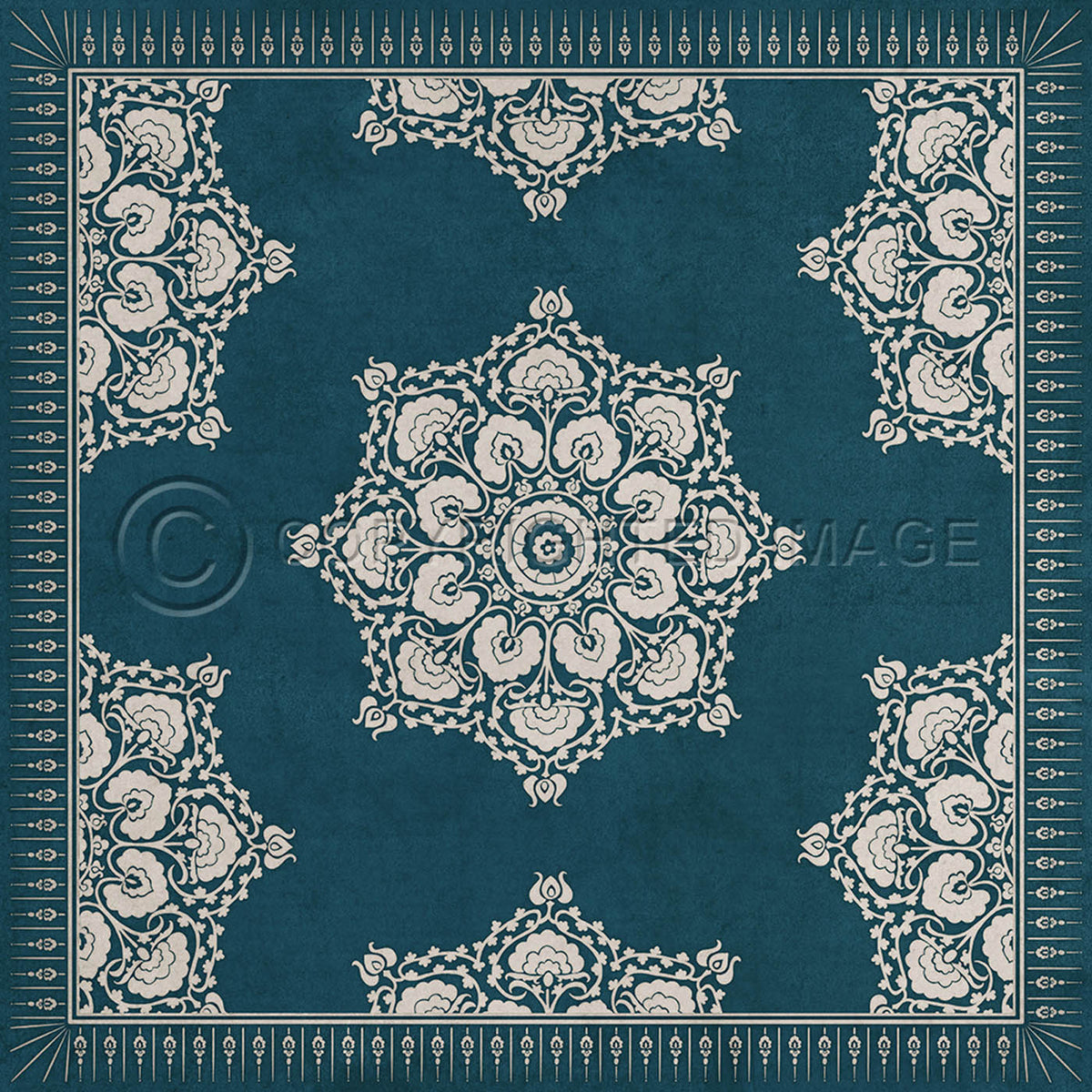 Indian Loop Indigo 36x36