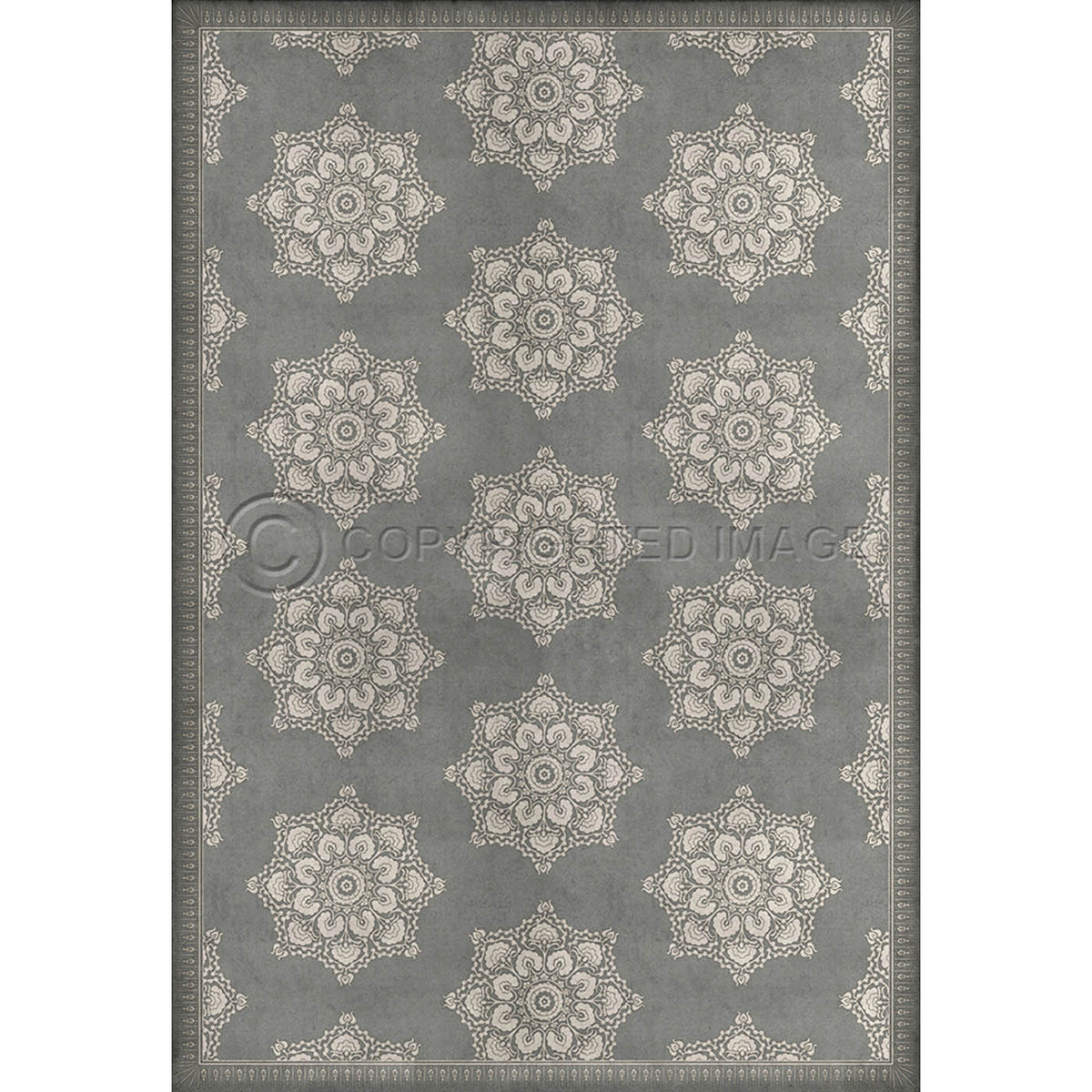 Indian Loop Pewter and Flax 120x175
