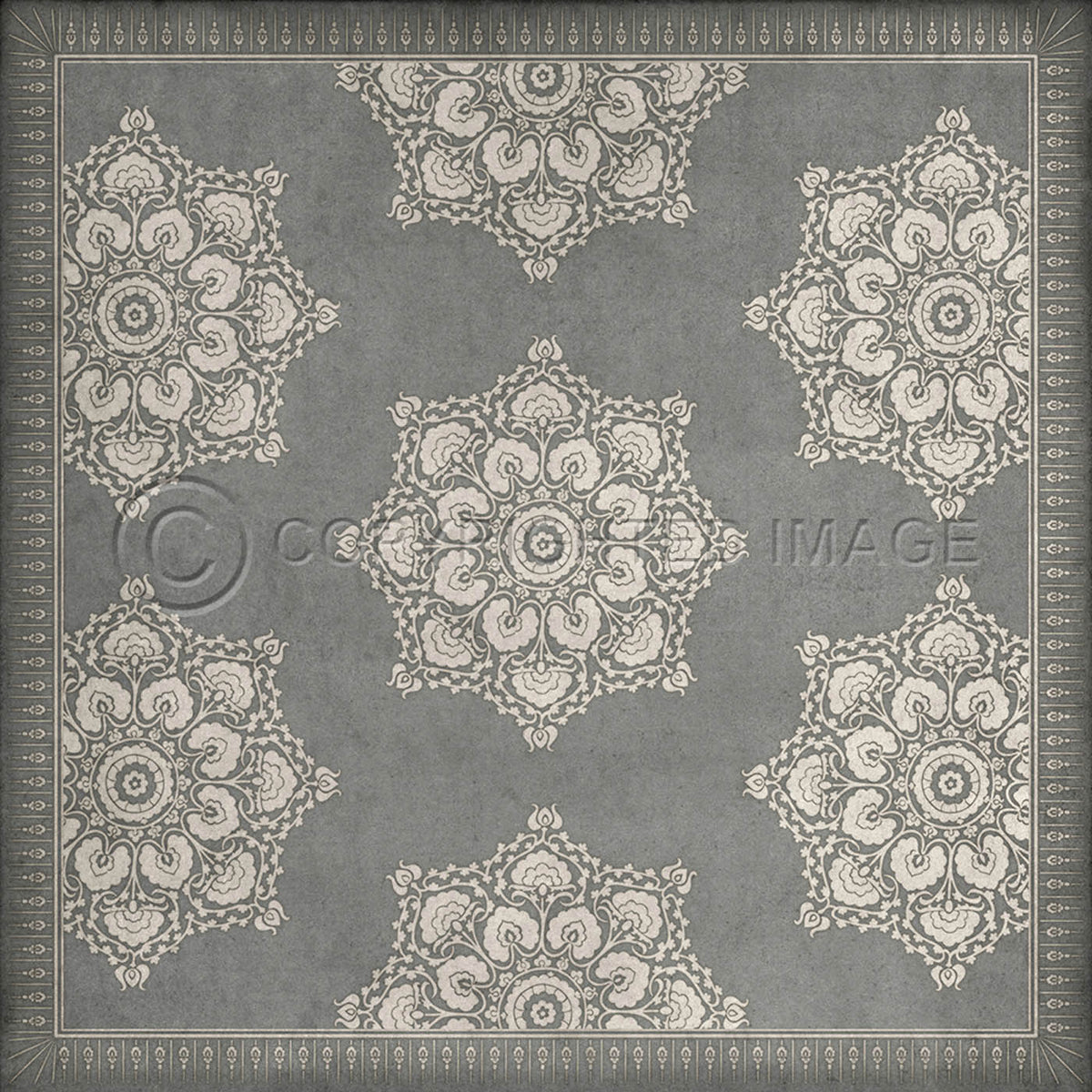 Indian Loop Pewter and Flax 60x60