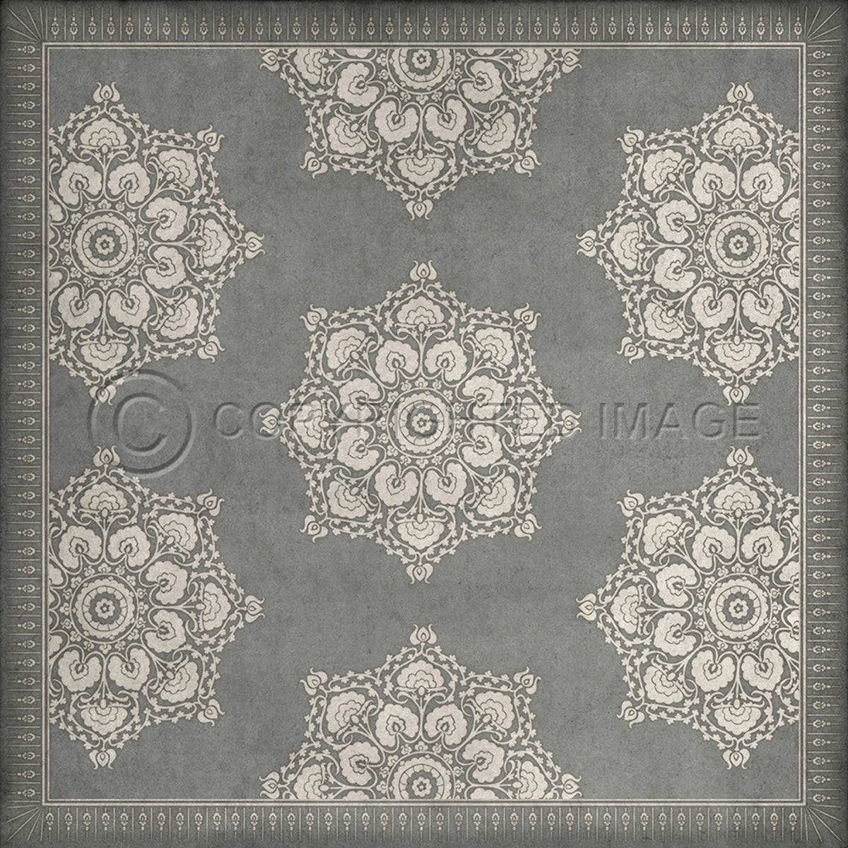 Indian Loop Pewter and Flax 72x72