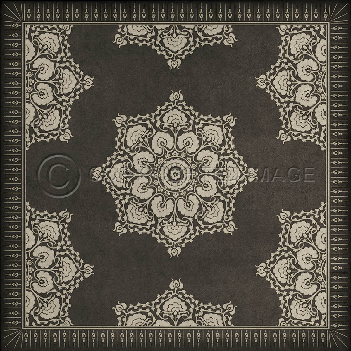 Indian Loop Charcoal and Clay 48x48