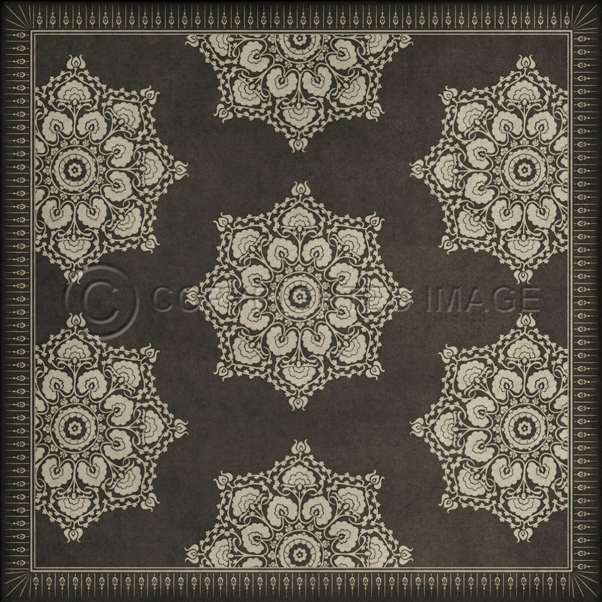 Indian Loop Charcoal and Clay 60x60