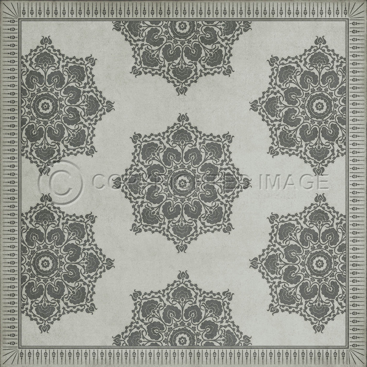 Indian Loop Linen and Charcoal 60x60