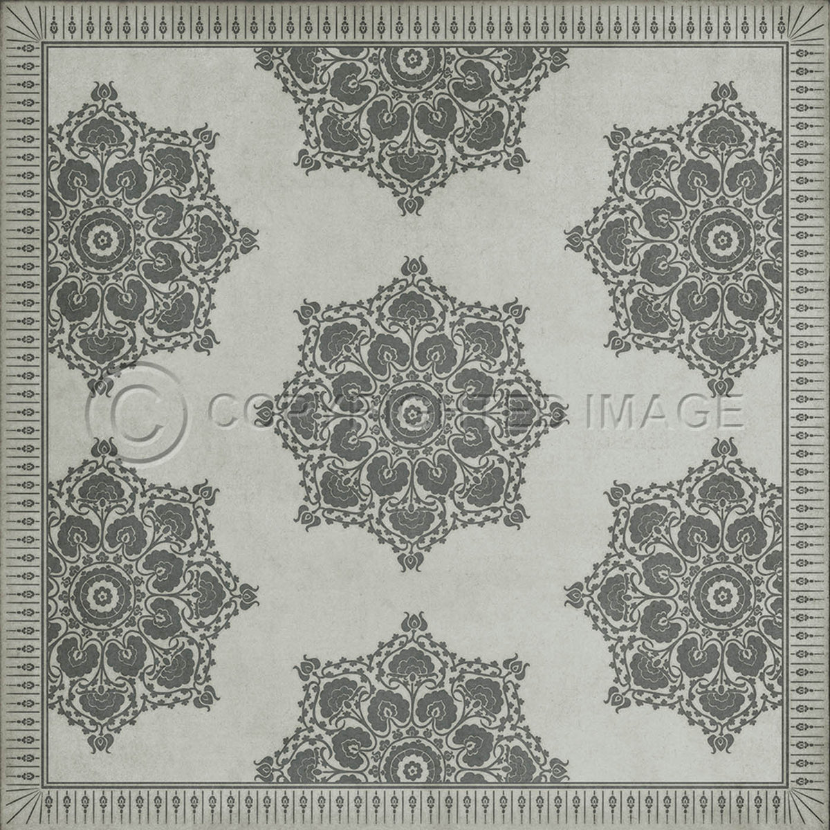 Indian Loop Linen and Charcoal 72x72