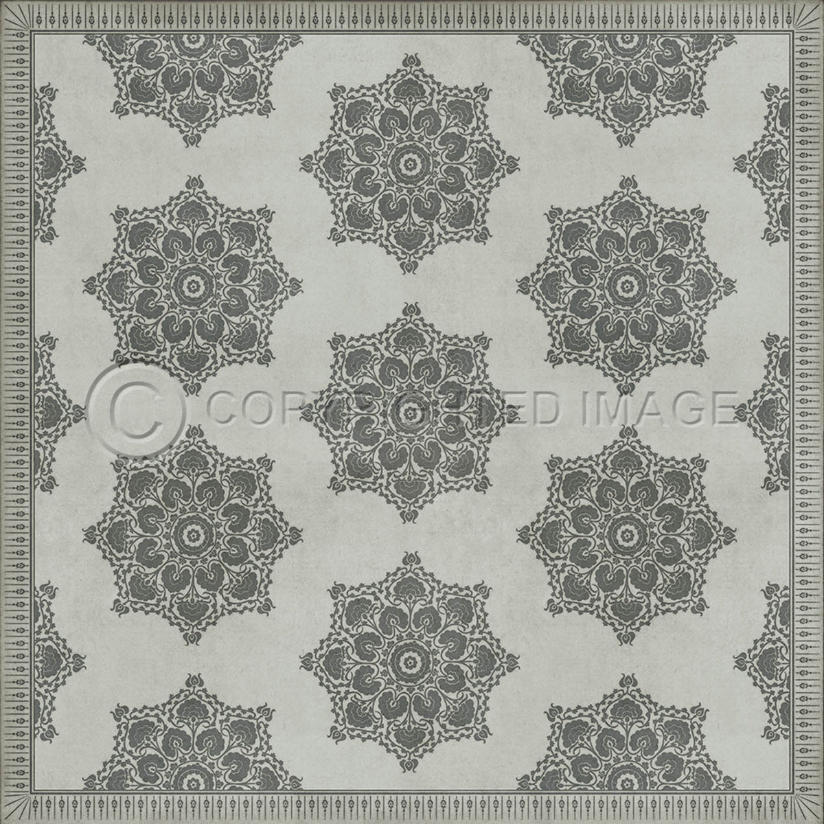 Indian Loop Linen and Charcoal 96x96