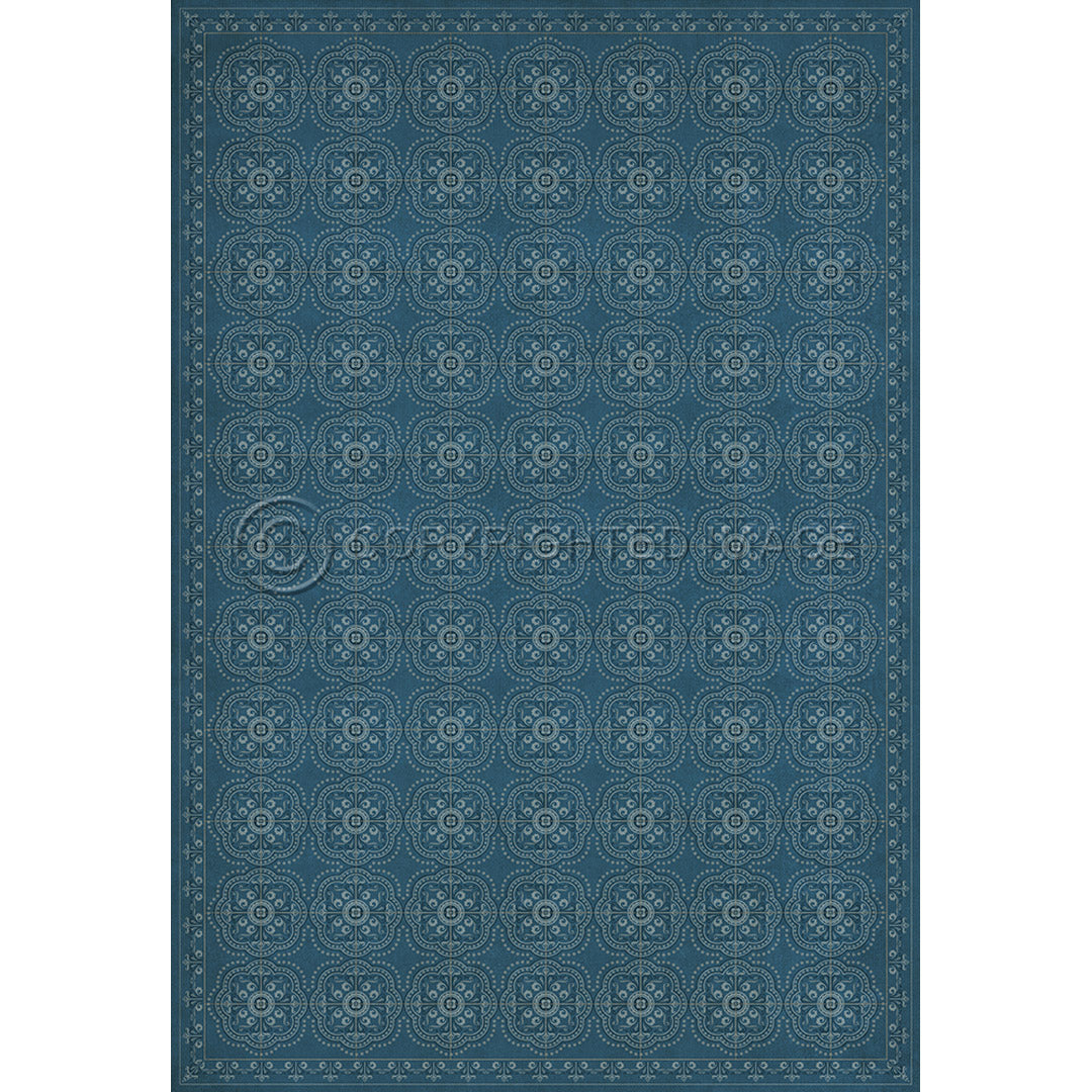 Pattern 28 Dark Blue Waters 120x175