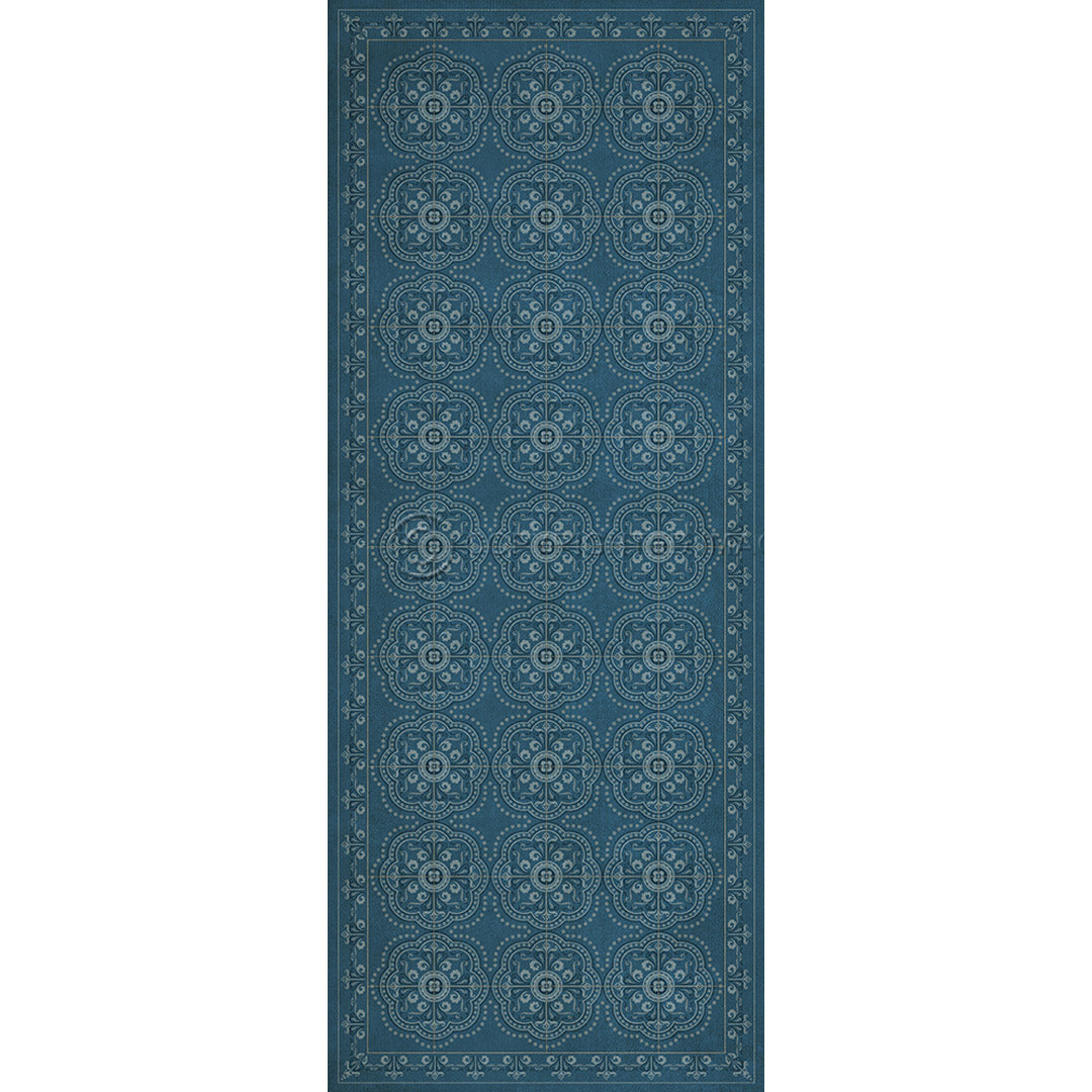Pattern 28 Dark Blue Waters 36x90