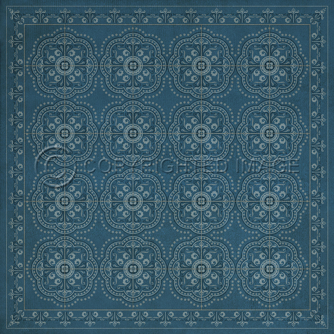 Pattern 28 Dark Blue Waters 48x48