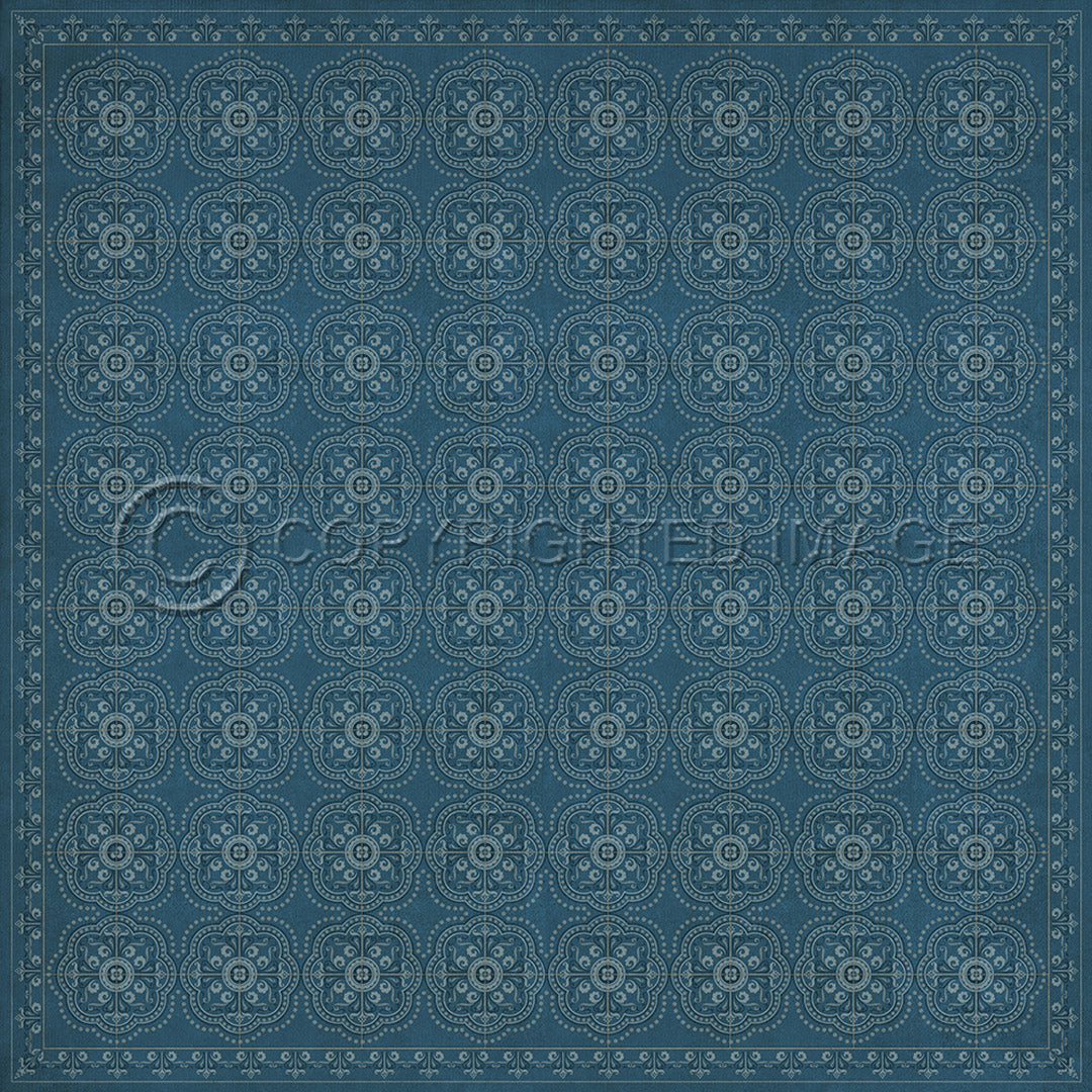 Pattern 28 Dark Blue Waters 120x120