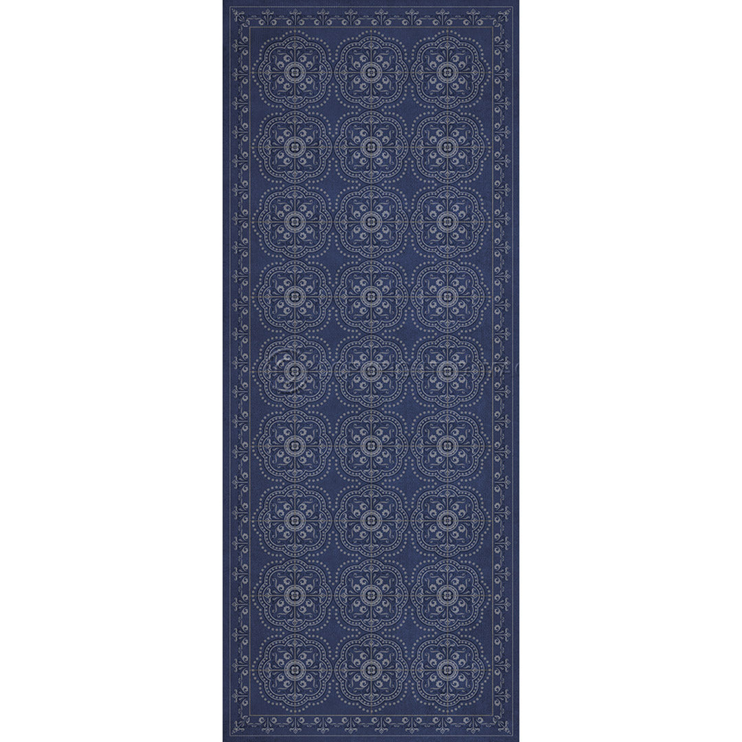 Pattern 28 Indigo Bandana 36x90