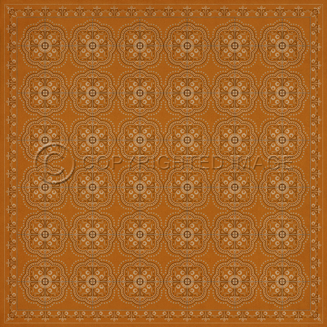 Pattern 28 Orange Bandana 72x72