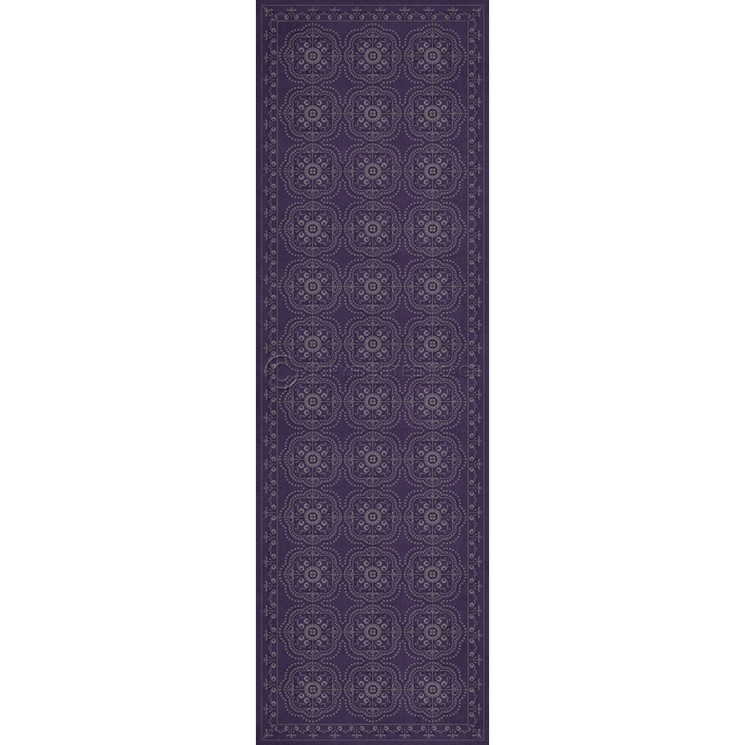 Pattern 28 Purple Bandana 36x115