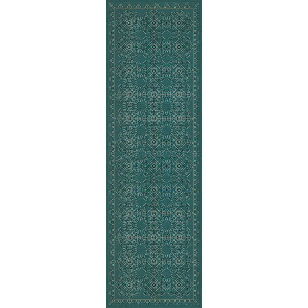 Pattern 28 Teal Bandana 36x115