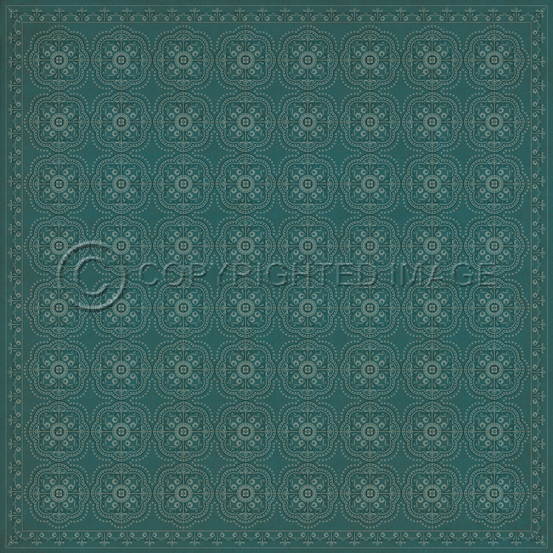 Pattern 28 Teal Bandana 120x120