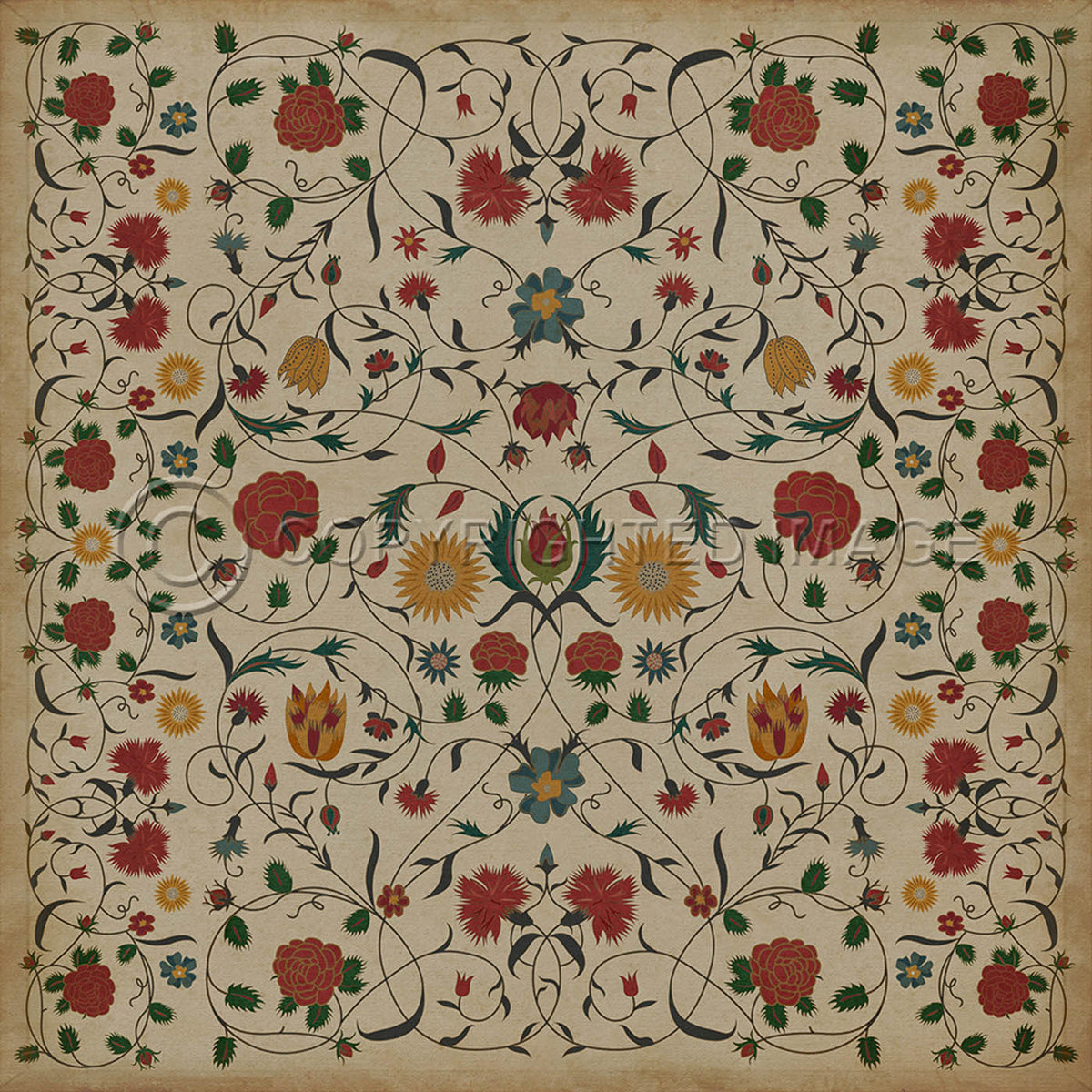 Floral Abigail 60x60