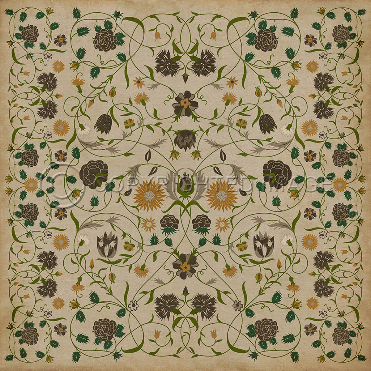 Floral Martha 72x72