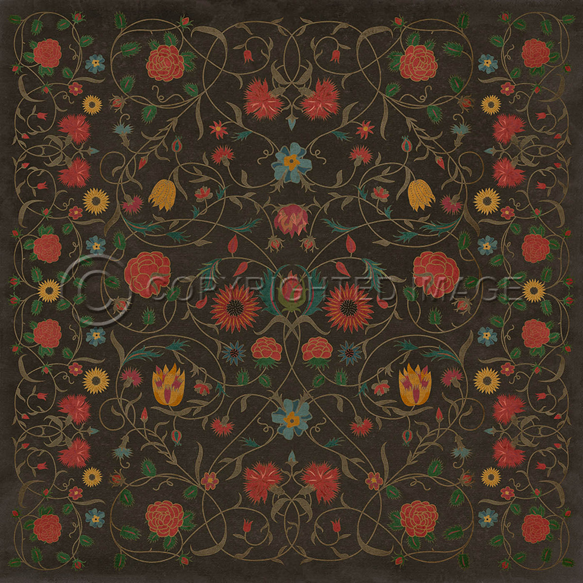 Floral Susannah 120x120