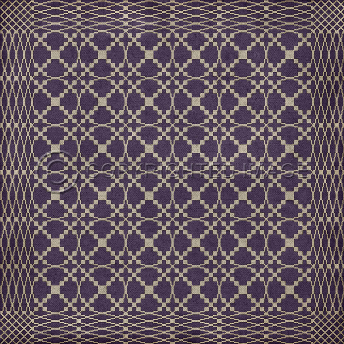 Woven Amherst Est 1761 36x36