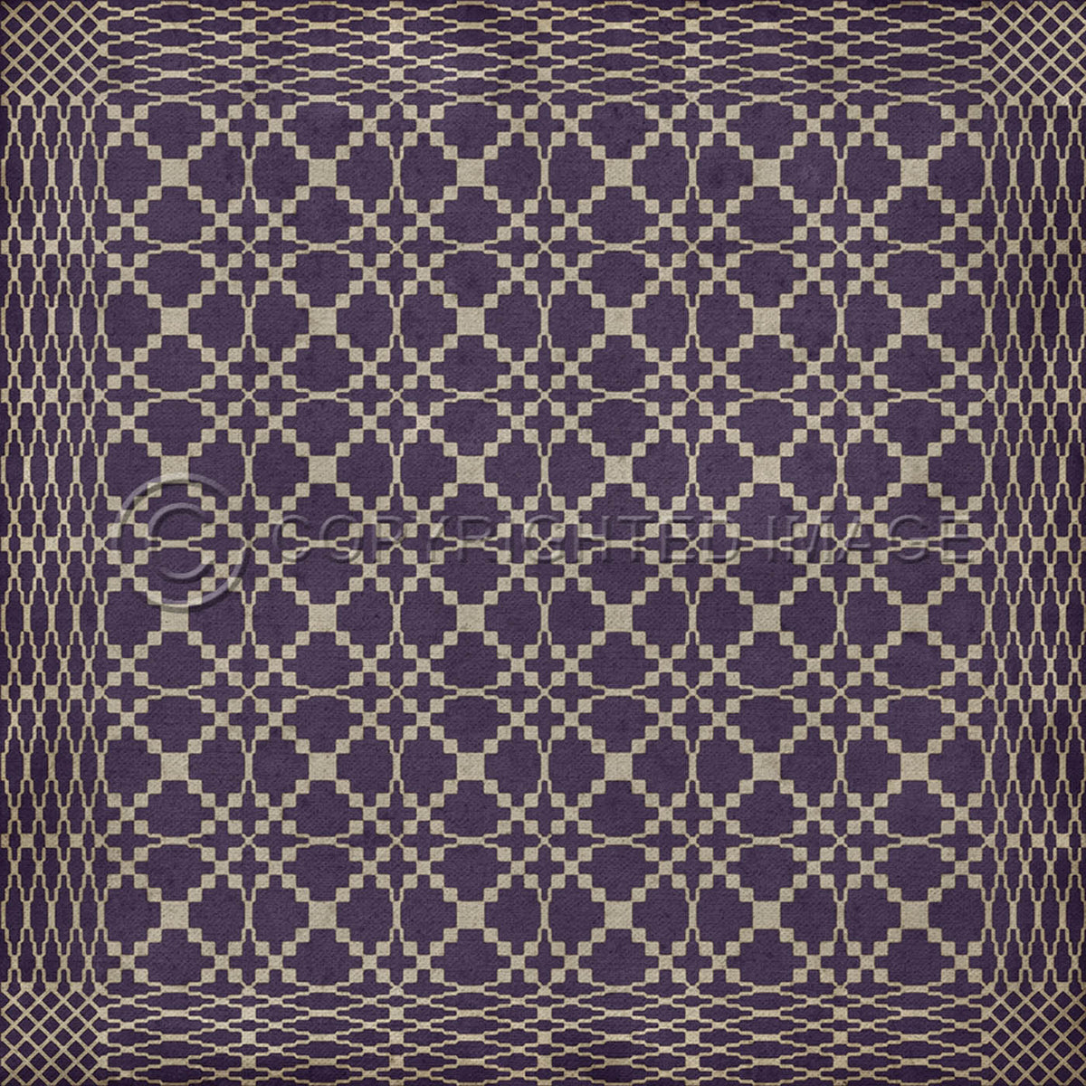 Woven Amherst Est 1761 48x48