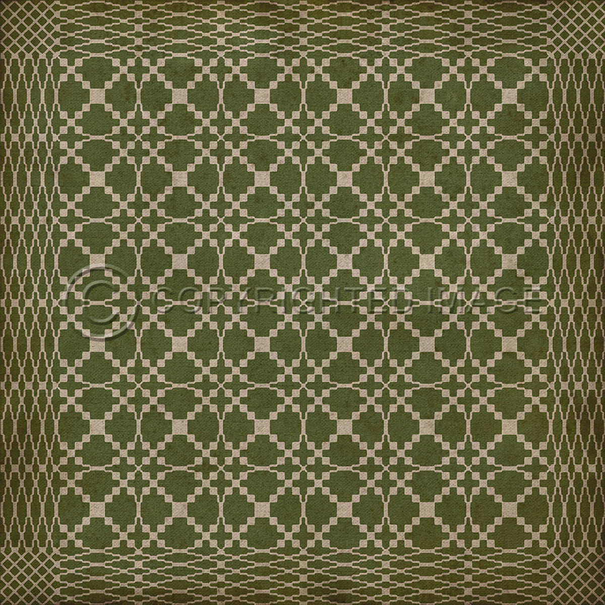 Woven Mecklenburg Est 1765 36x36