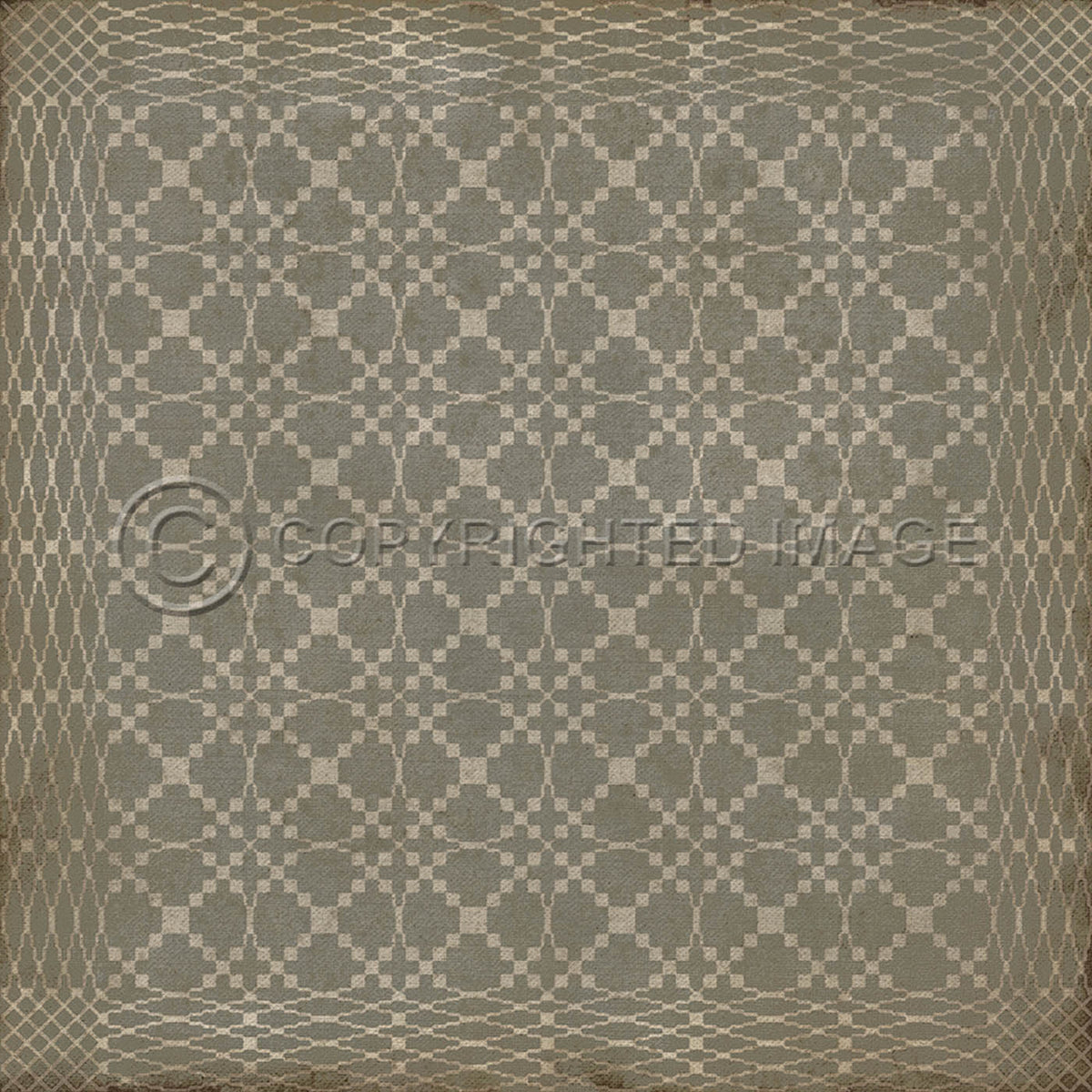 Woven Rockingham Est 1778 36x36