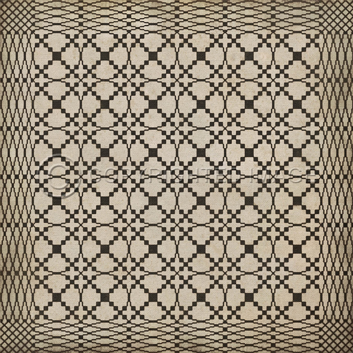 Woven York Est 1634 36x36