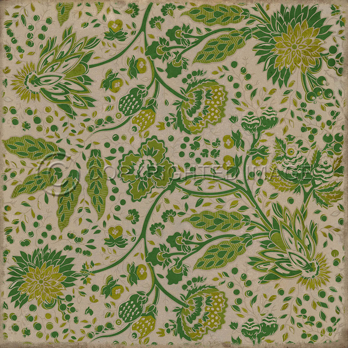 Garden Gate Spring in Town 72x72