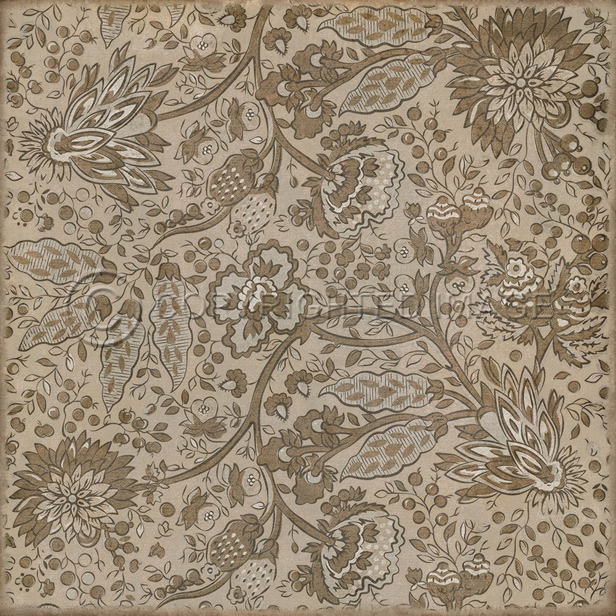 Garden Gate Woods in Winter 72x72