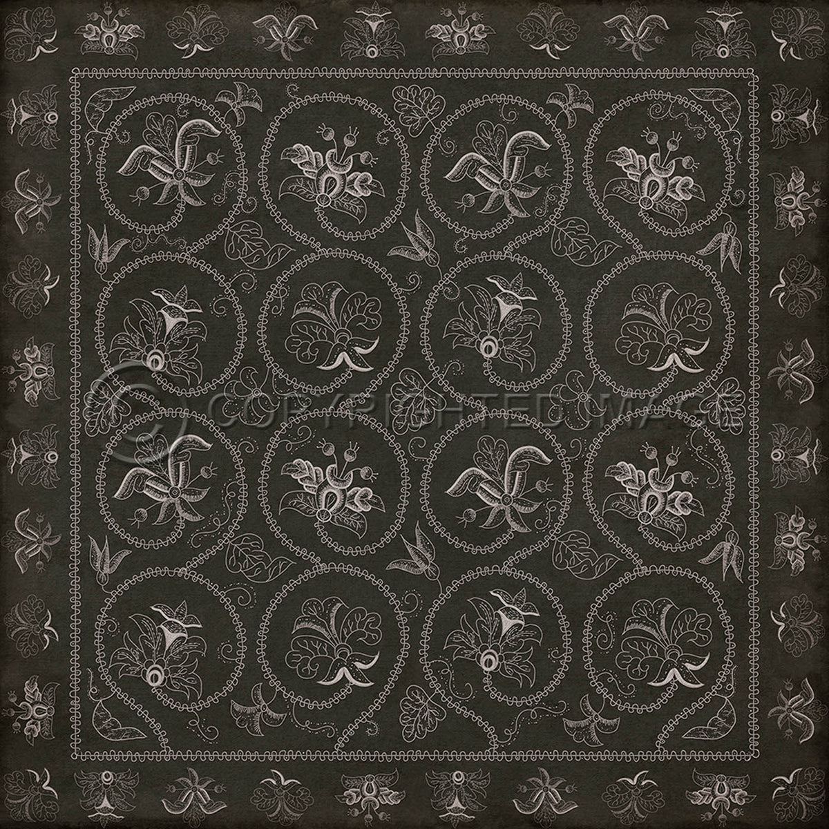 Crewelwork Azalea 48x48