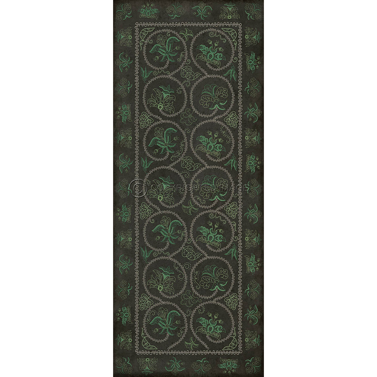 Crewelwork Beebalm 36x90