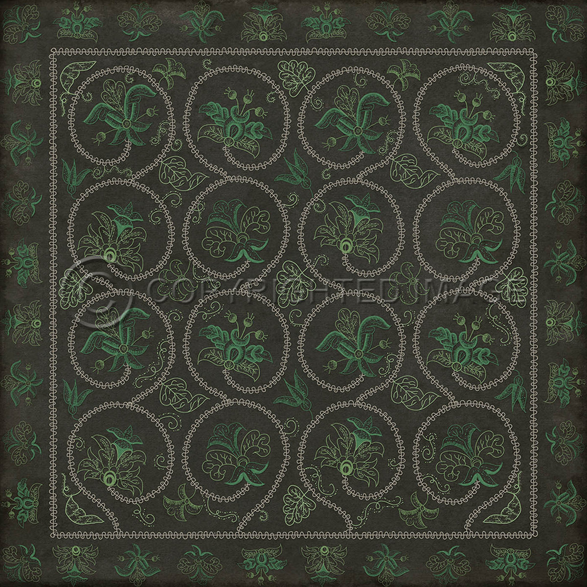 Crewelwork Beebalm 72x72