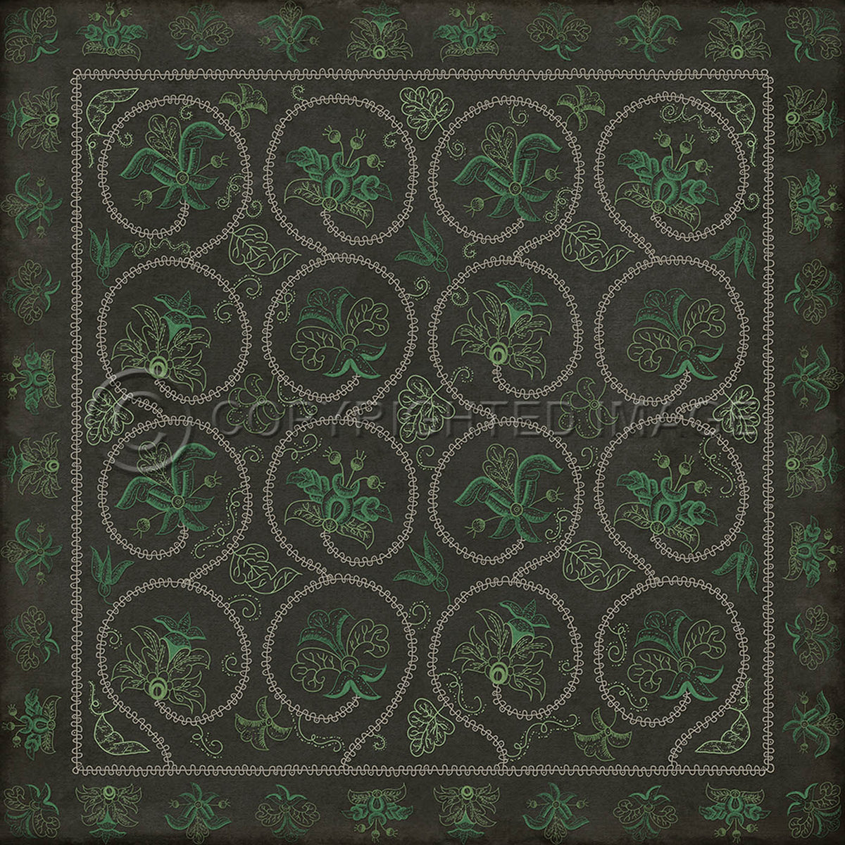 Crewelwork Beebalm 96x96